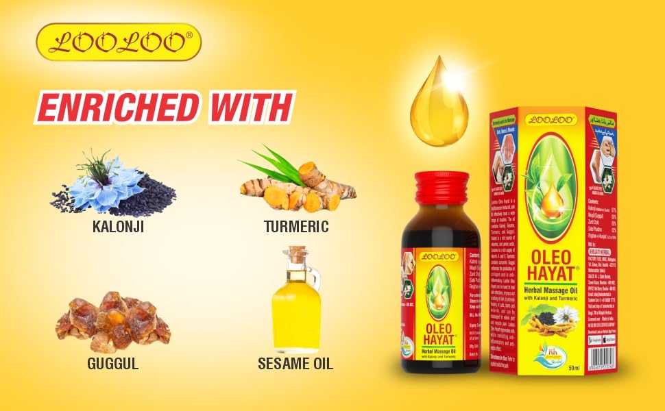 LooLoo Ayurvedisches Oleo Hayat Kräutermassageöl