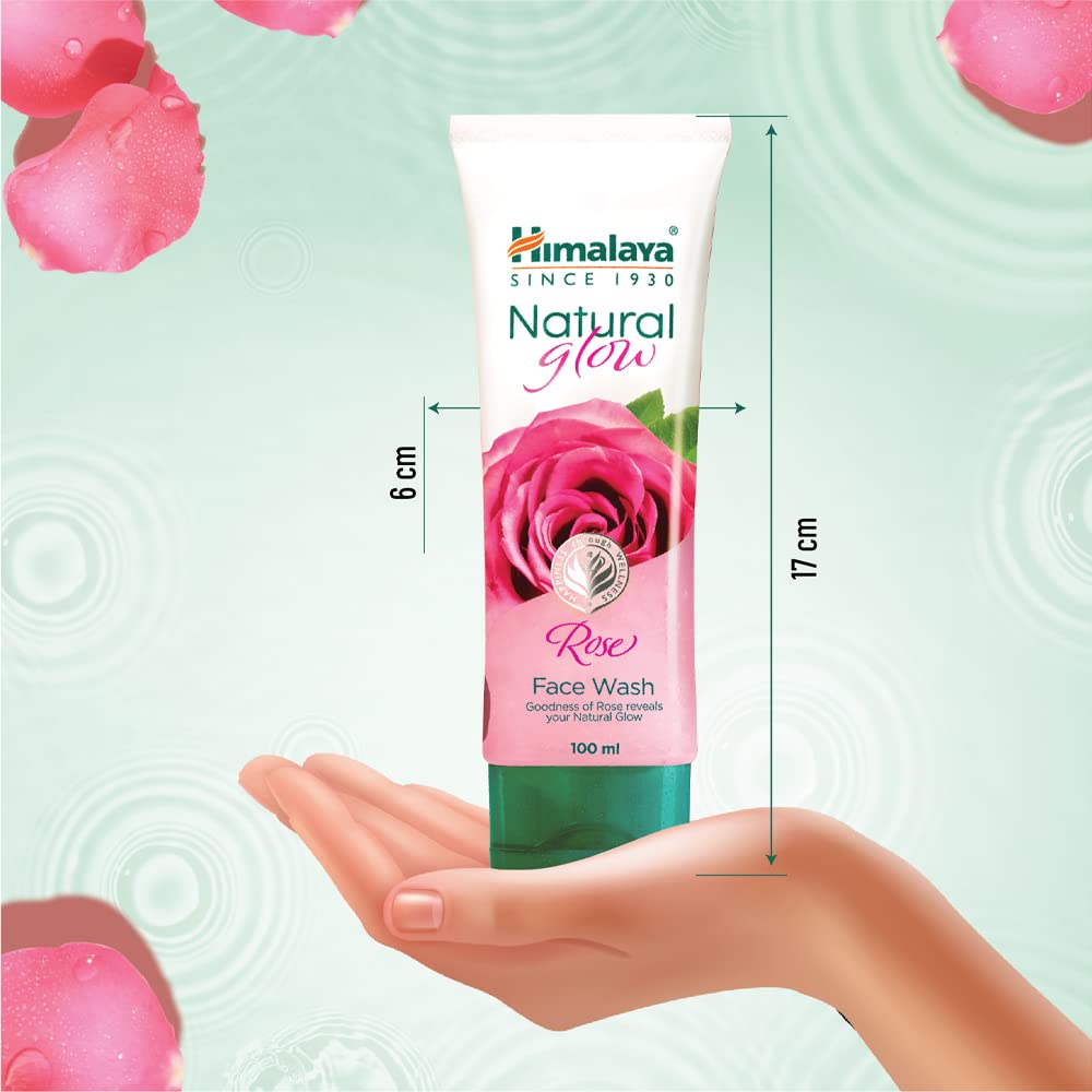Himalaya Herbal Аюрведический уход за собой Natural Glow Rose Доброта розы, чтобы раскрыть ваше естественное сияние средства для умывания лица