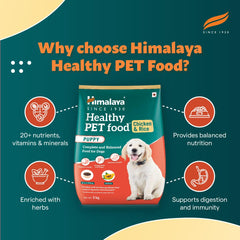 Himalaya Healthy Dry Pet Food 3 kg (Welpe) Huhn und Reis