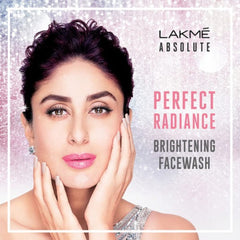 LAKMÉ Perfect Radiance Intense Brightening Face Wash – Täglicher Gesichtsreiniger mit hautaufhellenden Vitaminen – Hellt dunkle Flecken mit Niacinamid auf