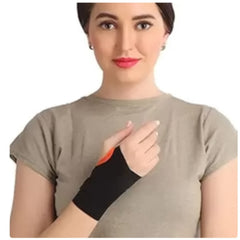 Flamingo Health Orthopädische Handgelenkbandage, Universal, Farbe Schwarz Ya Beige, Code 2027