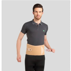 Flamingo Health Orthopädischer Lacepull-Rückengurt, Unisex, Farbe Beige Ya Schwarz, zufällige Codenummer 2454