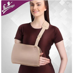 Flamingo Health Orthopaedic Arm Sling Color Beige Ya Black Random Code 2004