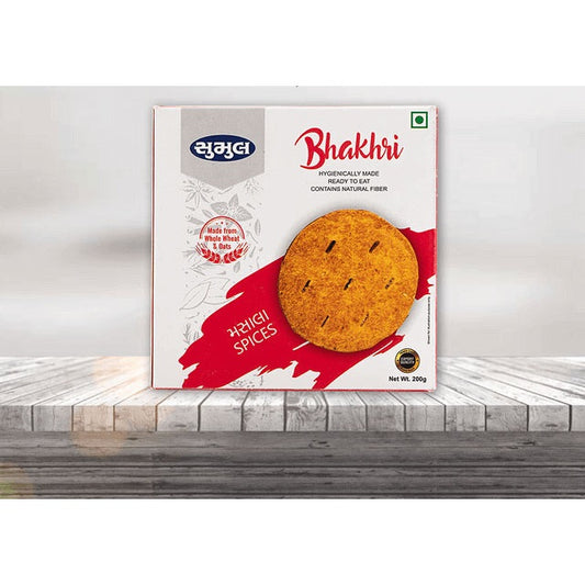 Sumul Dairy Sumul (Masala) Spices Indian Bhakhri Made from whole wheat & oats 200g