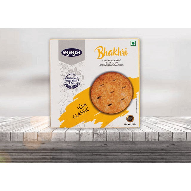 Sumul Dairy Sumul Plain Classic Indian Bhakhri Made from whole wheat & oats 200g