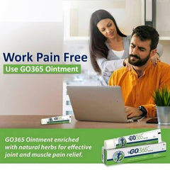 Charak Go365 Ointment For Joint & Muscular Pain,For Back Pain,Neck & Shoulder Pain,Sprains & Stiffness Each 30 Gm(Pack Of 2)