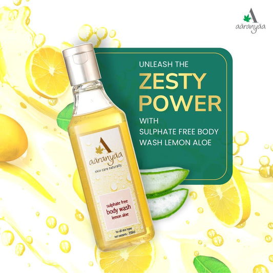 Aaranyaa Sulphate Free Lemon Aloe Body Wash 250ml