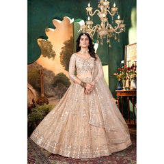 Bollywood Indian Pakistani Ethnic Party Wear Women Soft Pure Premium Malai Satin Lehenga