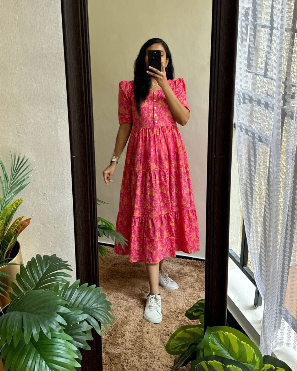 Bollywood Women Indian Ethnic Party Wear Pure Soft Muslin Silk Dress Color Pink
