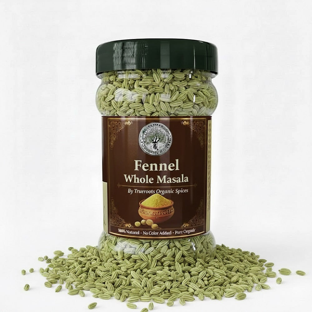 Trueroots Organic Fennel Whole Masala 100g & 200g