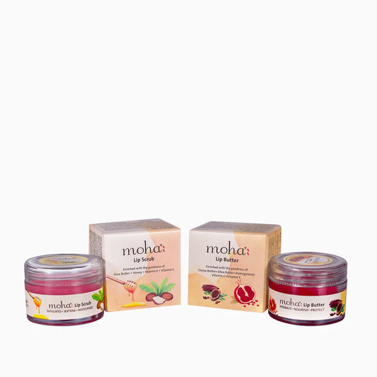 Moha Cosmetics Lip Butter & Lip Scrub Combo