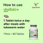 Vedistry Ayurvedic Shallaki+ Strengthens Joints & Cartilage 60 Tablets