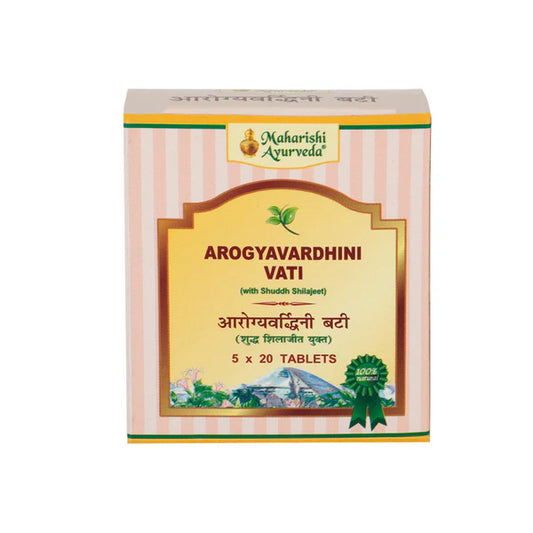 Maharishi Ayurveda Arogya Vardhini Vati Helps in Purifier Skin & Liver 100 Tablets