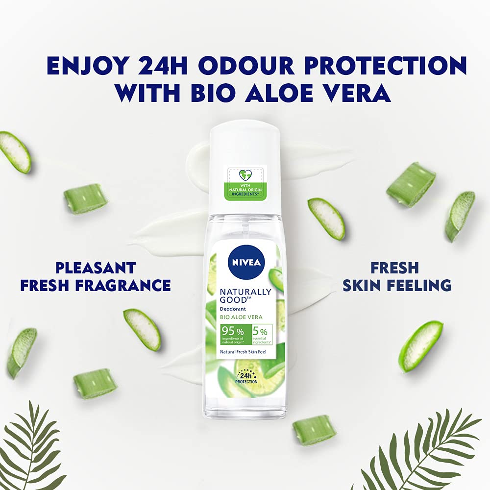Nivea Naturally Good Deodorant Bio Green Tea & Bio Aloe Vera For Women 75 ml