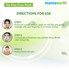 Mamaearth Tea Tree Face Wash with Neem for Acne and Pimples