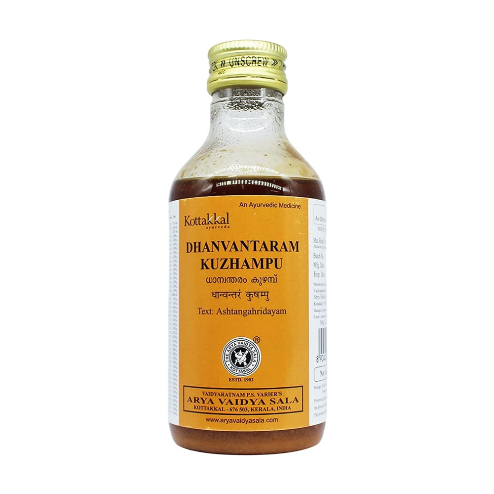 Kottakkal Ayurvedic Dhanwantaram Kuzhampu Oil 200ml