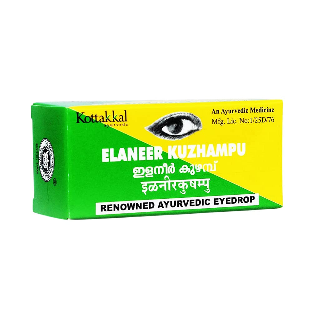 2 X Kottakkal Ayurvedic Elaneer Kuzhampu Drops 10ml