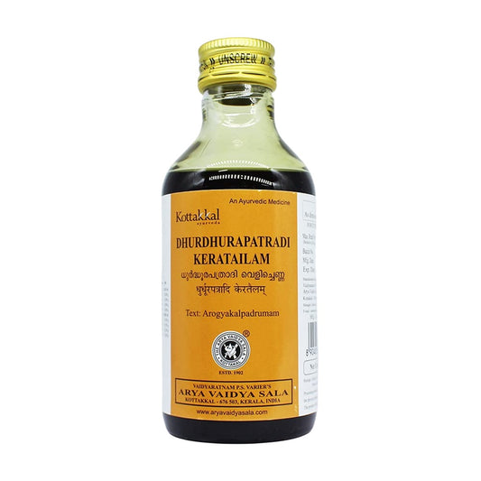 Kottakkal Ayurvedic Dhurdhurapatradi Kera Tailam Oil 200ml
