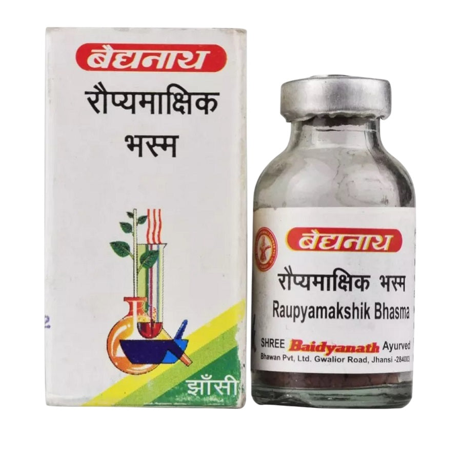 Baidyanath Ayurvedic Raupyamakshik Bhasma Powder 10gm