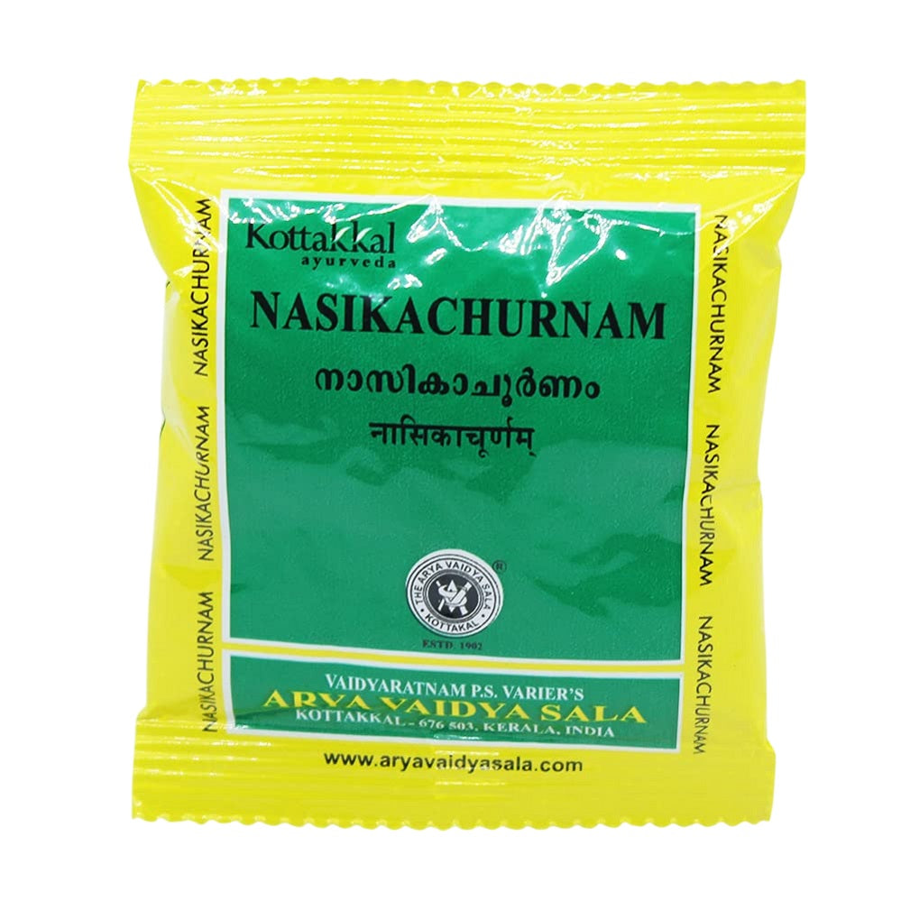 5 X Kottakkal Ayurvedic Nasika Churnam Powder 10g