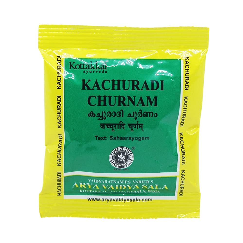 2 X Kottakkal Ayurvedic Kachuradi Churnam Powder 10g