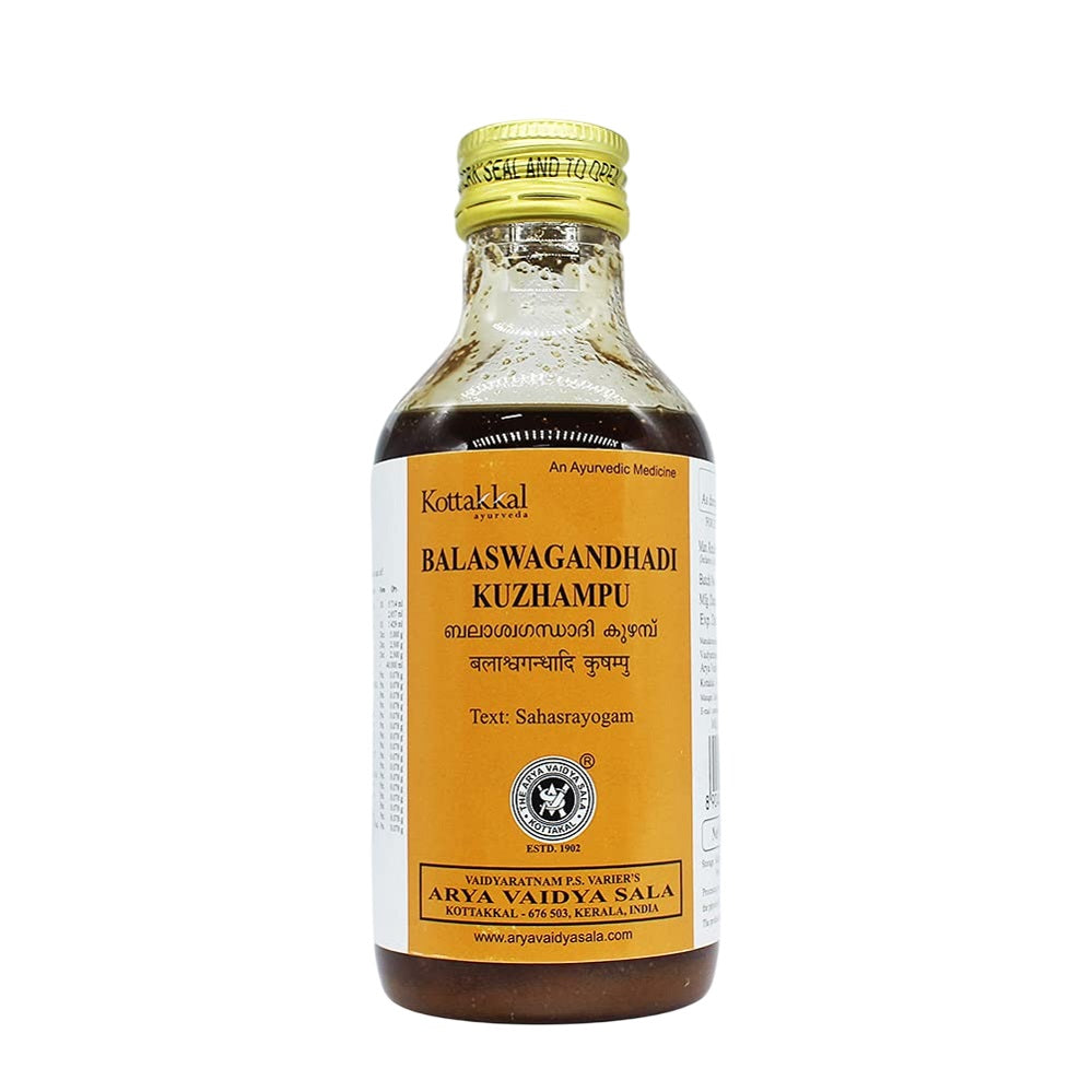 Kottakkal Ayurvedic Balaswagandhadi Kuzhampu Oil 200ml
