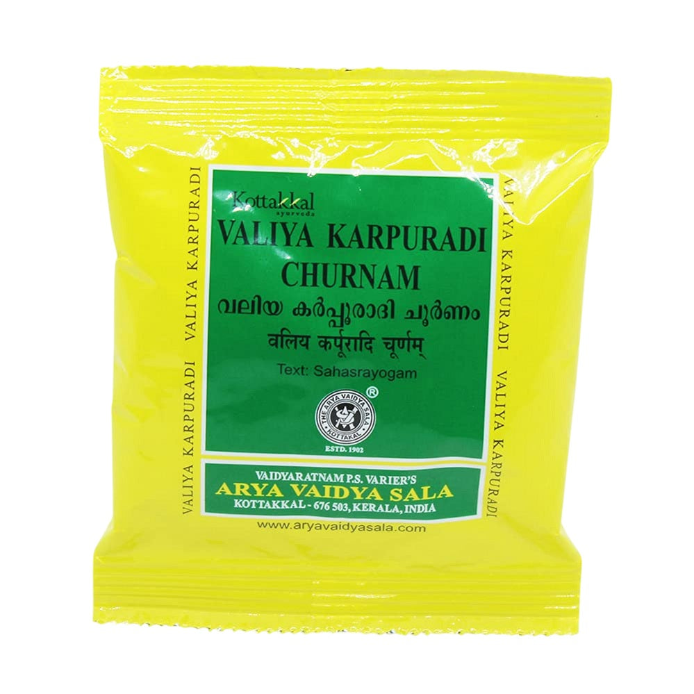5 X Kottakkal Ayurvedic Valiya Karpuradi Churnam Powder 10g