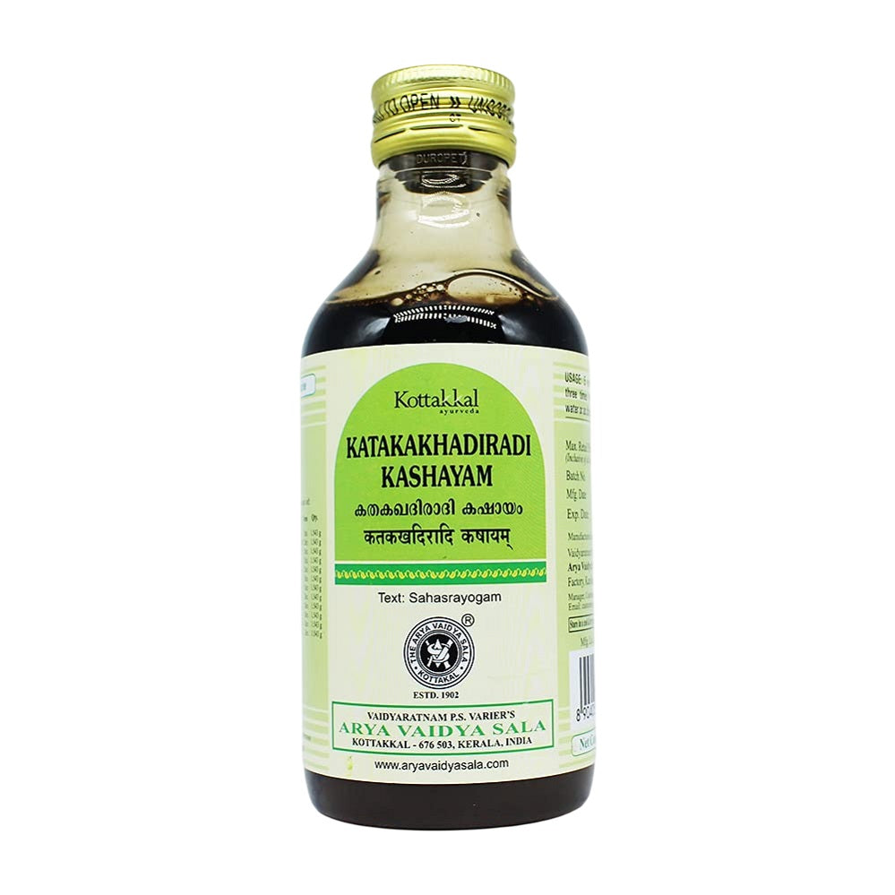 Kottakkal Ayurvedic Katakakhadiradi Kashayam Liquid 200ml
