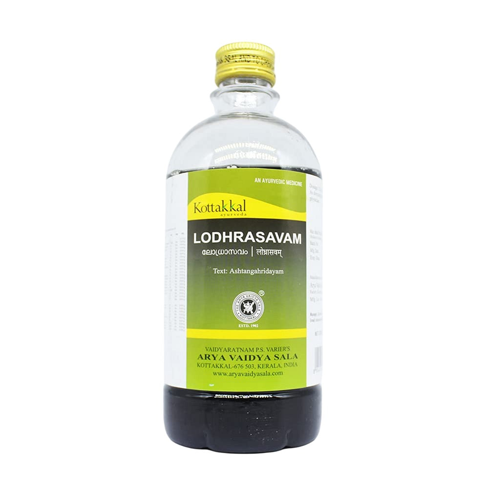 Kottakkal Ayurvedic Lodhrasavam Liquid 450ml