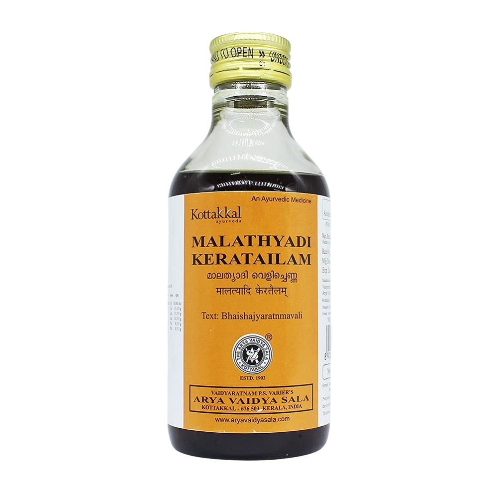 Kottakkal Ayurvedic Malatyadi Kera Tailam Oil 200ml