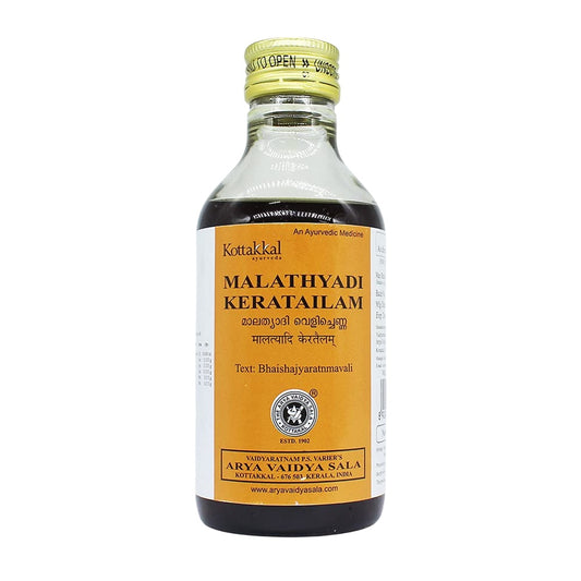 Kottakkal Ayurvedic Malatyadi Kera Tailam Oil 200ml