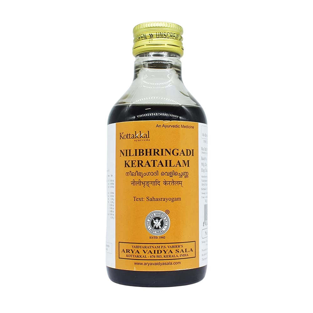 Kottakkal Ayurvedic Nilibhringadi kera Tailam Oil 200ml