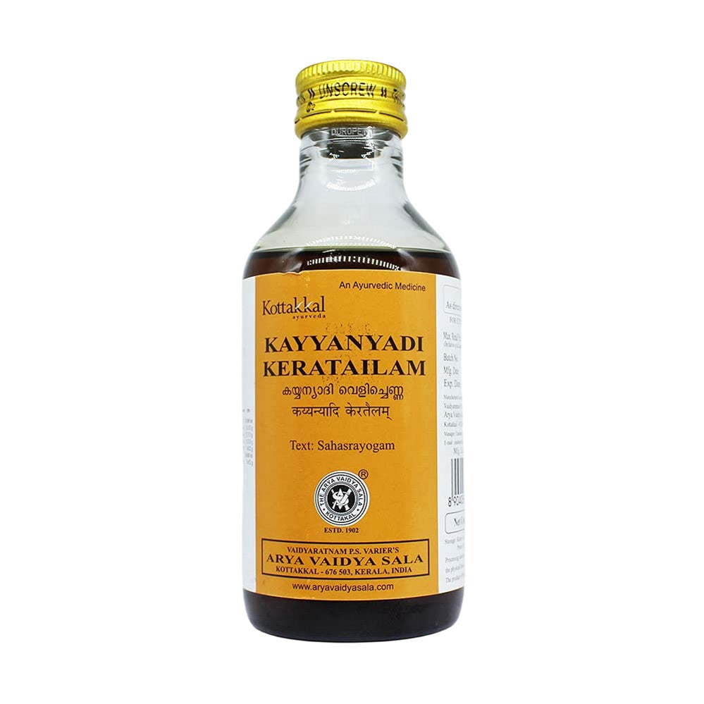 Kottakkal Ayurvedic Kayyanyadi Kera Tailam Oil 200ml