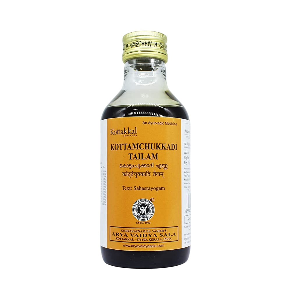 Kottakkal Ayurvedic Kottamchukkadi Tailam Oil 200ml