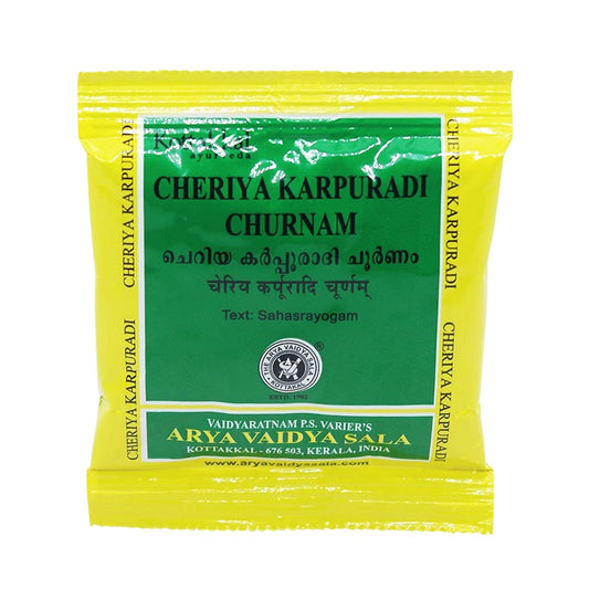 5 X Kottakkal Ayurvedic Cheriya Karpuradi Churnam Powder 10g