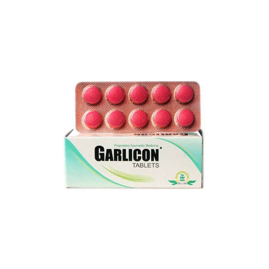 Sg Phyto Pharma Ayurvedic Garlicon Tablets