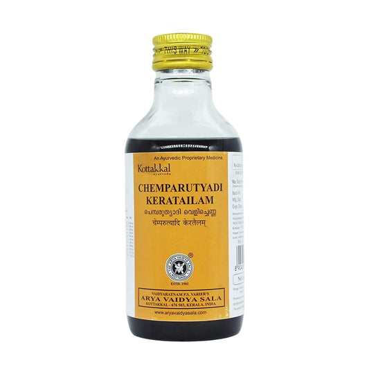 Kottakkal Ayurvedic Chemparuthyadi Kera Tailam Oil 200ml