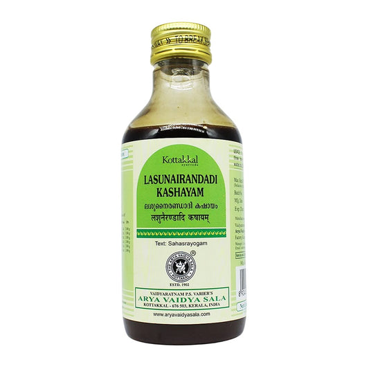 Kottakkal Ayurvedic Lasunairandadi Kashayam Liquid 200ml