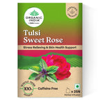 Organic India Tulsi Sweet Rose Green Tea 25 Infusion Bag
