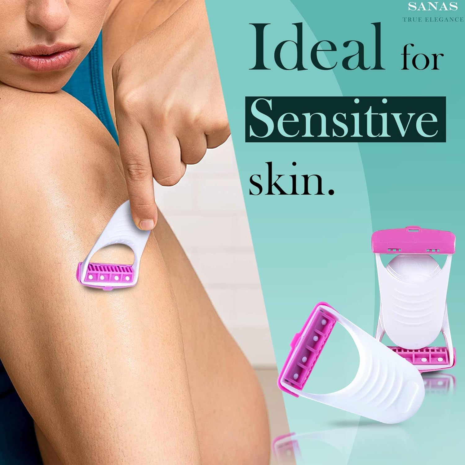 Actifit Disposal Razor For Women Resuable Instant & Painless Skin Blade Pack of 6