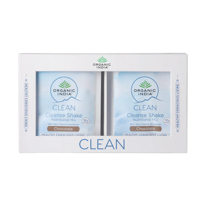 Organic India Clean Cleanse Shake Nutritional Mix (Chocolate Flavour) 6 N