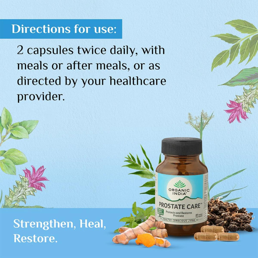 Organic India Prostate Care Capsules