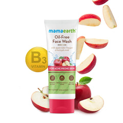 Mamaearth Oil-Free Face Wash with Apple Cider Vinegar & Salicylic Acid for Acne Prone Skin