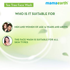 Mamaearth Tea Tree Face Wash with Neem for Acne and Pimples