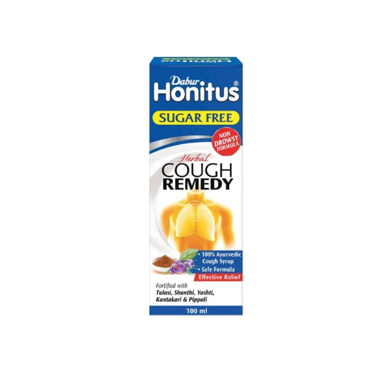 Dabur Sugar Free Honitus Honey Based Ayurvedic Fast Relief From Cough,Cold Syrup