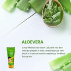 Bakson's Sunny Herbals Face mit Aloe Vera &amp; Papaya Mini-Gesichtspeeling für die Gesichtspflege