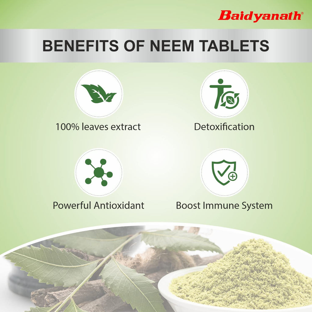 Baidyanath Ayurvedic (Jhansi) Neem Tablet
