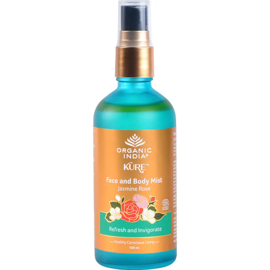 Organic India Face & Body Mist Jasmine & Rose 100ml