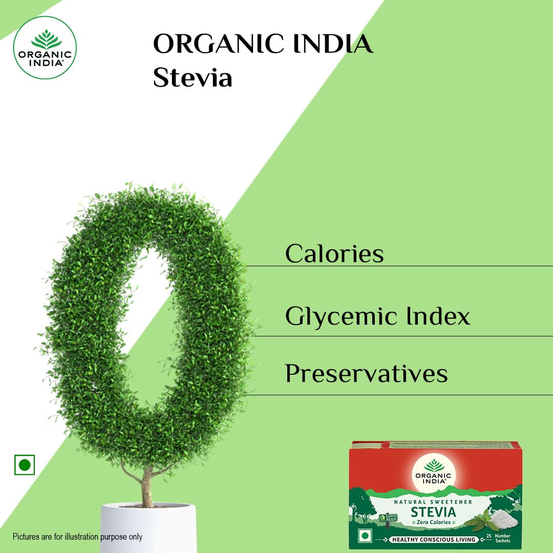 Organic India Stevia Powder & Sachet