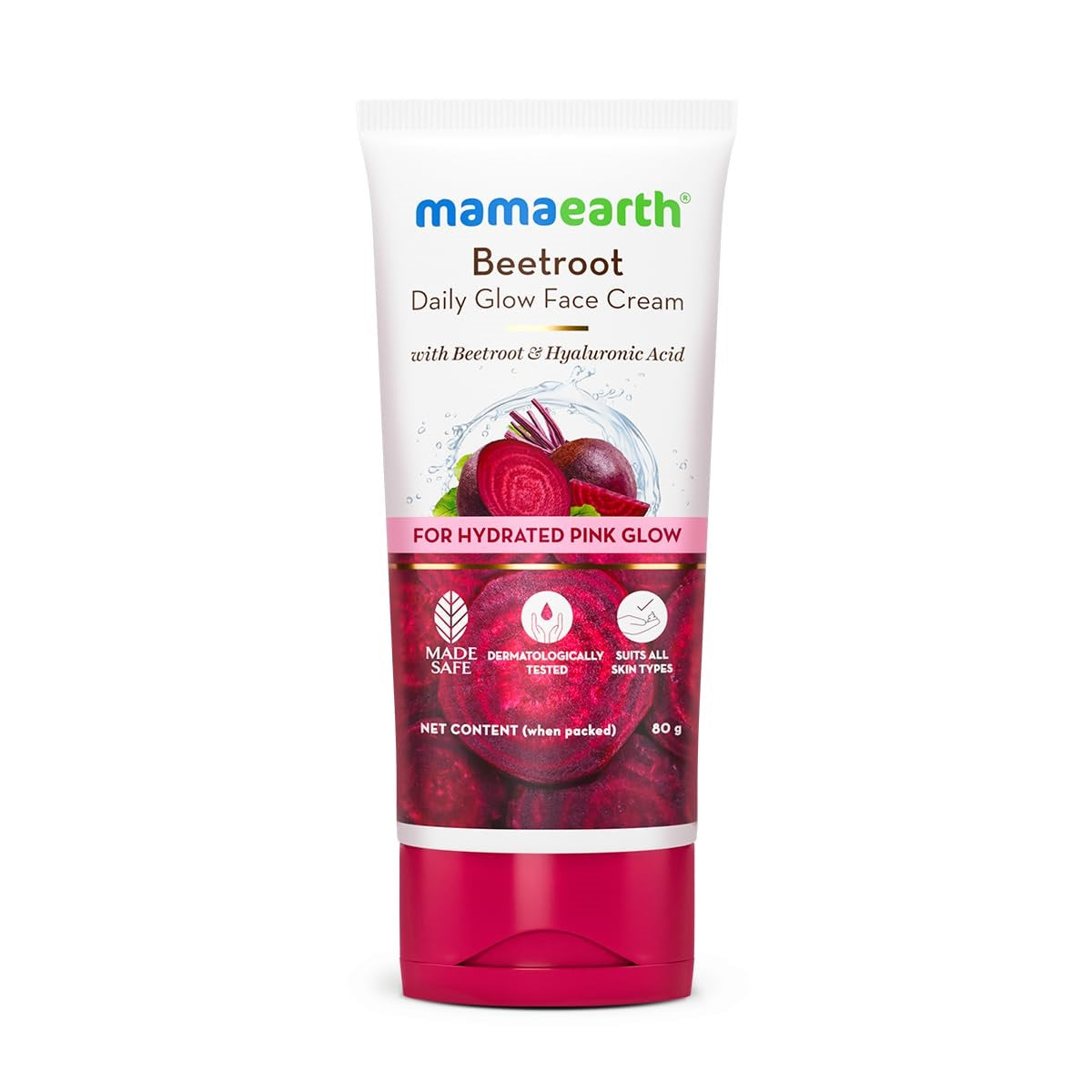 Mamaearth Beetroot Daily Glow Face Cream With Beetroot & Hyaluronic Acid 80g